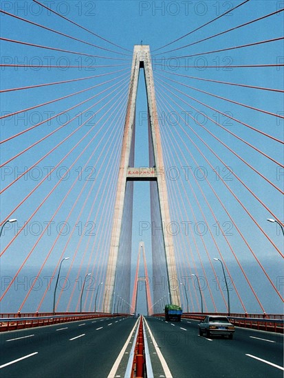 Bridge of Yangtse river in Wuhan,China
