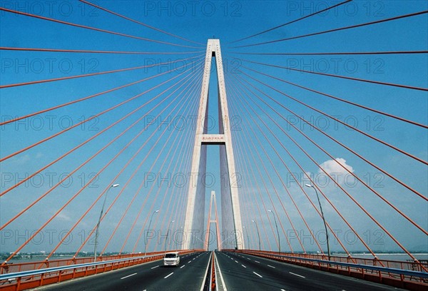 Bridge of Yangtse river in Wuhan,China