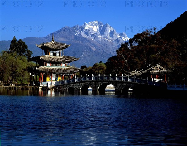 Black Dragon Pool in Lijiang,Yunnan,China