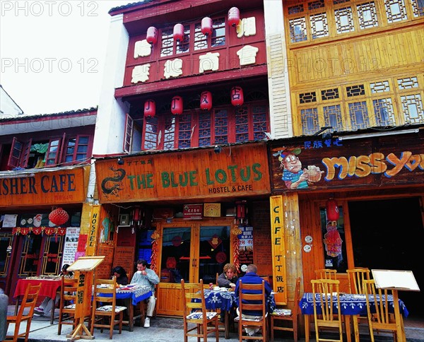 The bars at the West Street ,Yangshuo,Guilin,Guangxi Province,China