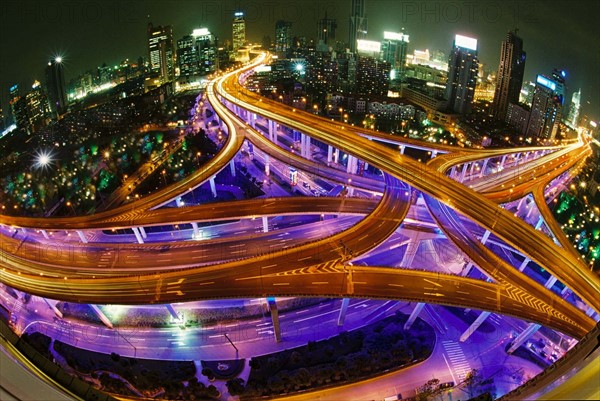 Yan'an crossroads in Shanghai,China