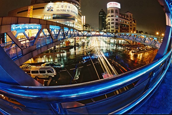 Overbridge over Sichuan road,Shanghai,China