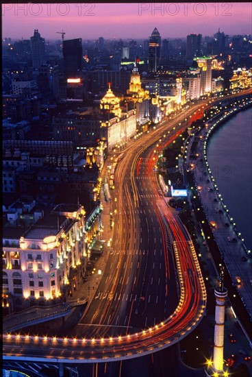 Nightscape of the Bund,Shanghai,China