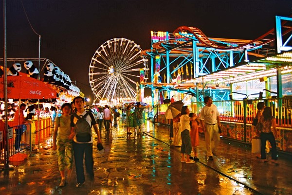 Carnival amusement park of Shanghai,China