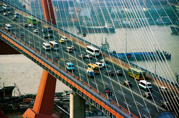 Yangpu bridge of Shanghai,China