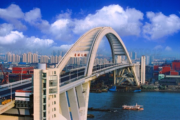 Lupu Bridge in Shanghai,China