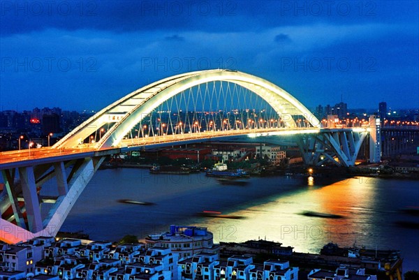 Lupu Bridge in Shanghai,China