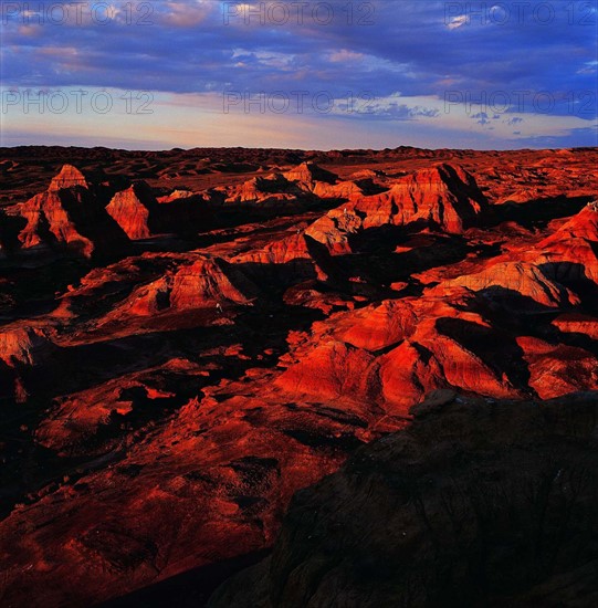 The Colorful City,Gobi,Sinkiang Province,China