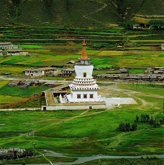 The landscape of Daofu County,Sichuan Province,China