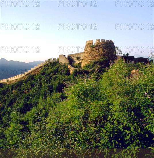 Beacon tower of Huangyaguan section of the Great Wall,Beijing,China