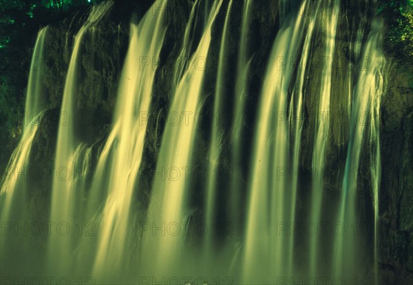 A waterfall in China