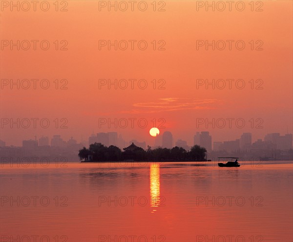 The West Lake,Hangzhou,Zhejiang Province,China