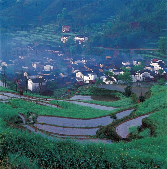 terrace of Wuyuan,Jiangxi,China