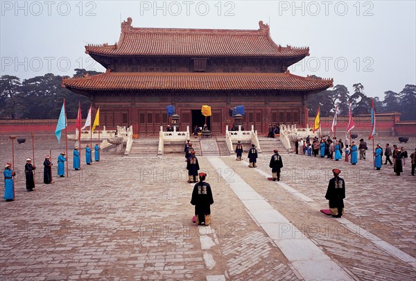 The Palace of Tomb of Emperor Yong Zheng of Qing Dynasty,West Site of Qing Tombs,Hebei,China