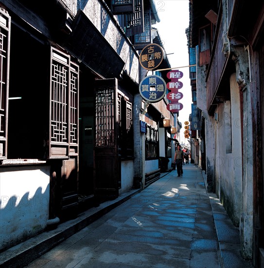 A lane of Jiangnan,China