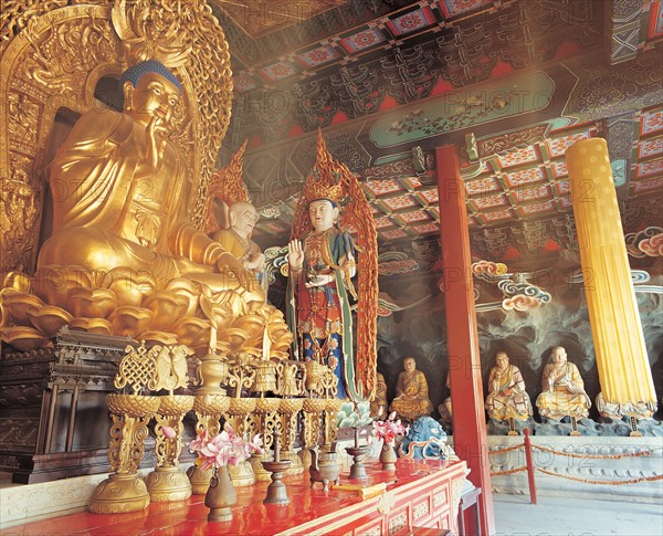 The statue of Buddha,Biyun Temple,Beijing,China