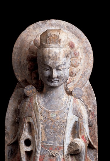 A Buddha statue from Qingzhou,China