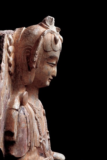 A Buddha statue from Qingzhou,China