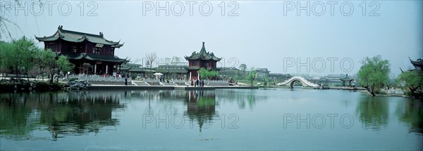 Twenty-Four Bridge in Lean West Lake,Yangzhou,China