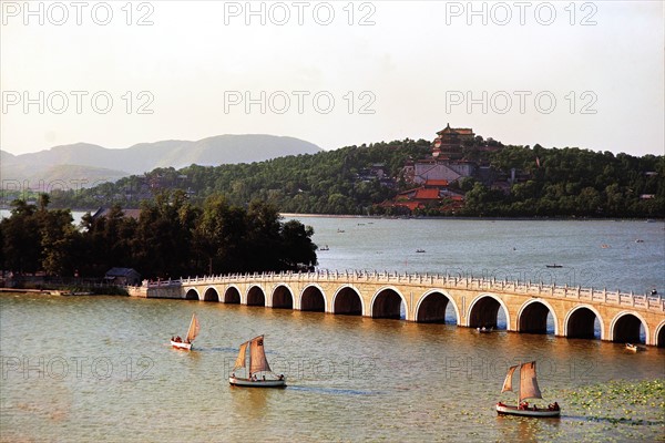 The 17-Arch Bridge,the Summer Palace,Beijing,China