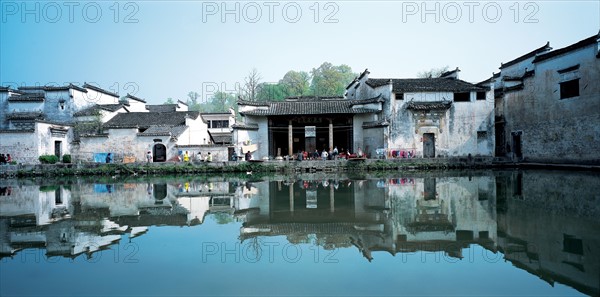 Moon Pond of Hongcun Villag in Yixian,Anhui,China