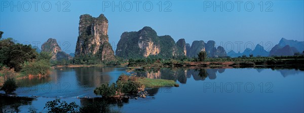 Li river in Guilin,China