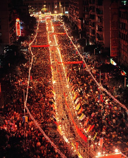 Bar street of White Swan, Guangzhou,China