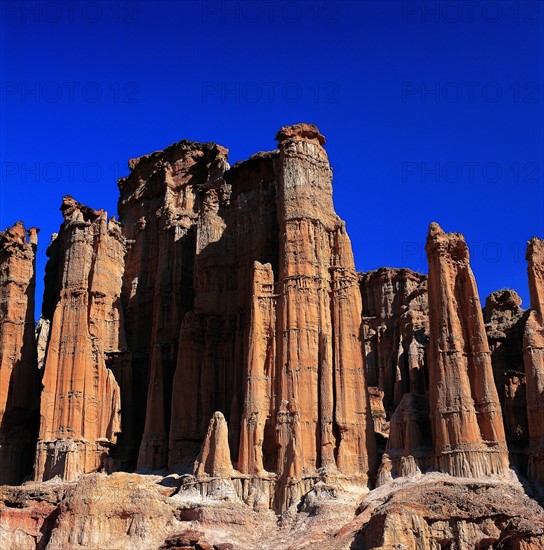 Yuanmou Clay forest in Yunnan,China