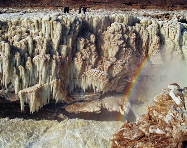 Hukou waterfall on Yellow river,China