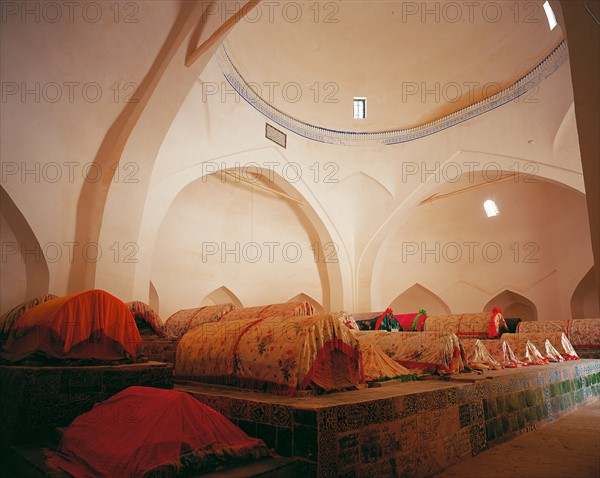 The interior of Abakh hoja Tomb in Kashi,Xinjiang,China