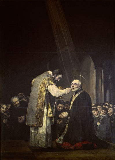 Goya, La dernière communion de Saint José de Calasanz