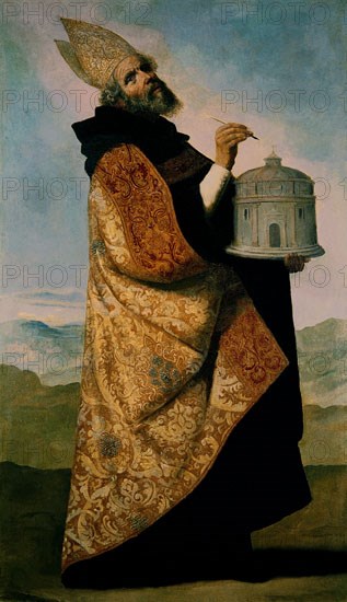 Zurbaran, Saint Augustin