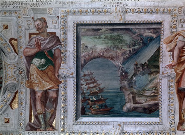 ARBASIA CESAR 1547/1607
FRESCOS BOVEDA - PEDRO DE MEDICIS Y BATALLA DE BETHLEM - 1580
VISO DEL MARQUES, PALACIO MARQUES DE SANTA CRUZ
CIUDAD REAL