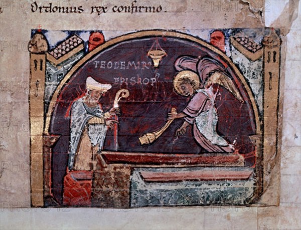 Théodomire découvrant le sépulcre de saint-Jacques