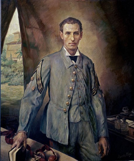 IZQUIERDO VIVAS
SANTIAGO RAMON Y CAJAL CAPITAN MEDICO-HACIA 1874
MADRID, MUSEO DEL EJERCITO
MADRID