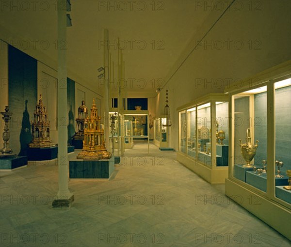 Salle d'exposition d'orfèvrerie