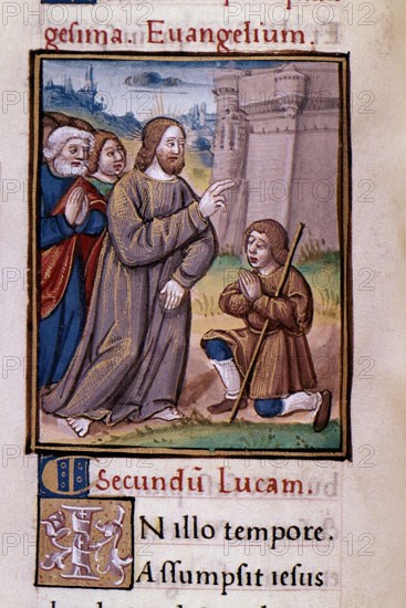 EVANGELIARIO SEGUN S LUCAS-CIEGO BARTIMEO-RES 51-F 18 V
MADRID, BIBLIOTECA NACIONAL
MADRID

This image is not downloadable. Contact us for the high res.