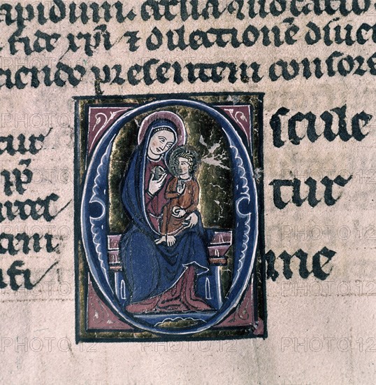 SAN VICENTE FERRER
BIBLIA-MINIATURA VIRGEN Y NINO-FOL338
VALENCIA, BIBLIOTECA DE LA UNIVERSIDAD
VALENCIA