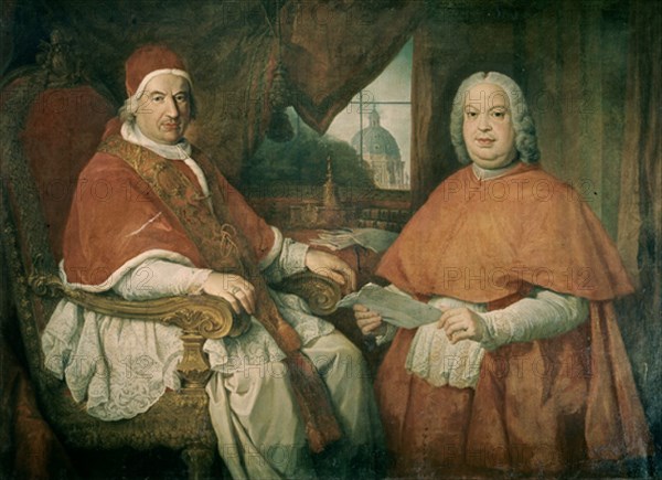 PANNINI
*BENEDICTO XIV Y CARDENAL VALENTIN GONZAGA
ROMA, MUSEO ROMA
ITALIA

This image is not downloadable. Contact us for the high res.