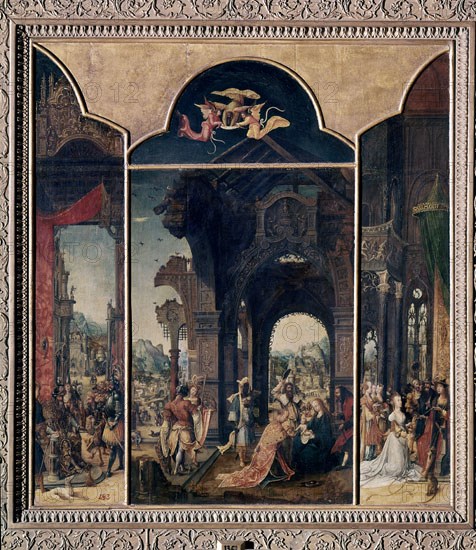 ANONIMO SIGLO XVI
ADORACION DE LOS REYES MAGOS-FLAMENCO S XVI-TRIPTICO-NºPRADO 1361
MADRID, MUSEO DEL PRADO-PINTURA
MADRID