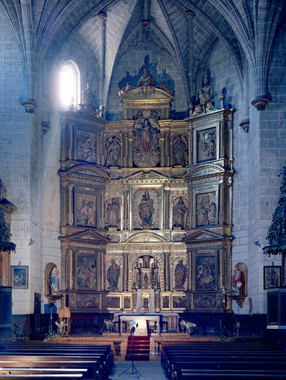 RETABLO MAYOR
FUENMAYOR, IGLESIA PARROQUIAL
RIOJA

This image is not downloadable. Contact us for the high res.