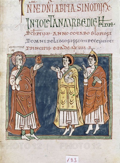 CODICE ALBENDENSE MOZARABE FOL 193 V
SAN LORENZO DEL ESCORIAL, MONASTERIO-BIBLIOTECA
MADRID

This image is not downloadable. Contact us for the high res.