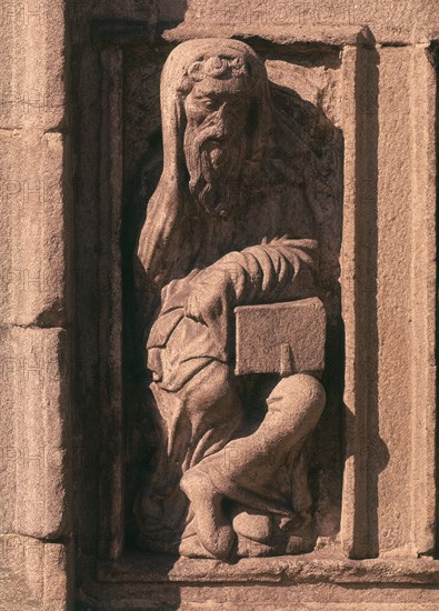 MAESTRO MATEO
EXTERIOR-DET PUERTA SANTA
SANTIAGO DE COMPOSTELA, CATEDRAL
CORUÑA