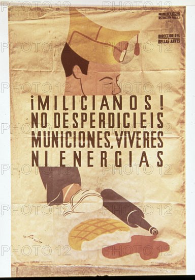 CARTEL DE PROPAGANDA REPUBLICANA
MADRID, HEMEROTECA MUNICIPAL
MADRID