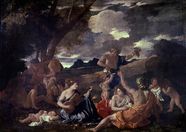 POUSSIN NICOLAS 1594/1665
BACANAL CON TOCADORA DE LAUD
PARIS, MUSEO LOUVRE-INTERIOR
FRANCIA