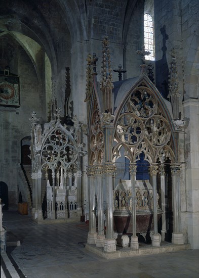 PANTEON DE PEDRO EL GRANDE, JAIME II Y SU ESPOSA
SANTES CREUS, MONASTERIO SANTES CREUS
TARRAGONA