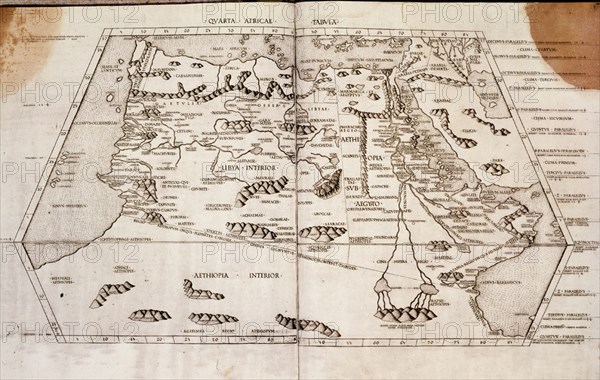 TOLOMEO CLAUDIO 100/170 DC
MAPA DE AFRICA DEL NORTE Y EL NILO
MADRID, ACADEMIA DE HISTORIA
MADRID