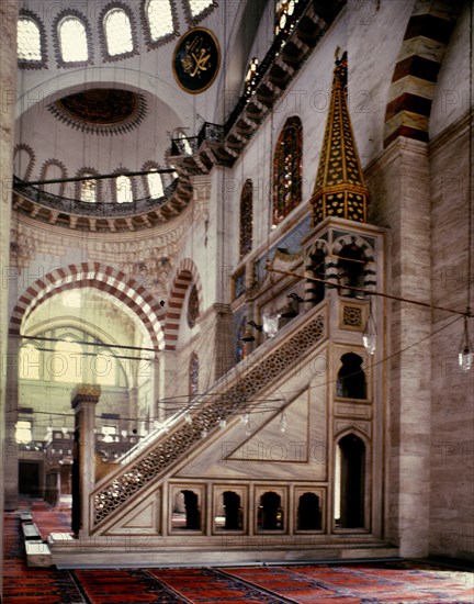 SINAN MIMAR 1489/1578
INTERIOR
ESTAMBUL, MEZQUITA SULEYMANIYE
TURQUIA