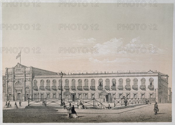 AMADOR DE LOS RIOS
PALACIO DEL SENADO 1860-FACHADA REFORMA ANIBAL ALVAREZ BANQUEL
MADRID, MUSEO ROMANTICO
MADRID