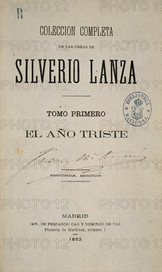 LANZA SILVERIO
EL AÑO TRISTE- TOMO PRIMERO - 1883 2/42114
MADRID, BIBLIOTECA NACIONAL PISOS
MADRID

This image is not downloadable. Contact us for the high res.